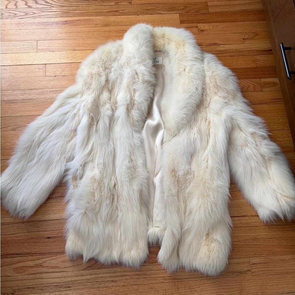 Vintage Arctic Fox Fur Coat